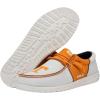 imageHey Dude Wally Mens Shoes Mens Slipon Loafers Comfortable ampamp LightWeightTennessee OrangeWhite