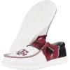 imageHey Dude Wally Mens Shoes Mens Slipon Loafers Comfortable ampamp LightWeightTexas Am BurgundyWhite