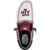 imageHey Dude Wally Mens Shoes Mens Slipon Loafers Comfortable ampamp LightWeightTexas Am BurgundyWhite