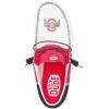 imageHey Dude Wally Mens Shoes Mens Slipon Loafers Comfortable ampamp LightWeightThe Ohio State RedBlack