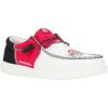 imageHey Dude Wally Mens Shoes Mens Slipon Loafers Comfortable ampamp LightWeightThe Ohio State RedBlack