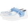imageHey Dude Wally Mens Shoes Mens Slipon Loafers Comfortable ampamp LightWeightUnc WhiteBlue
