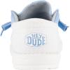 imageHey Dude Wally Mens Shoes Mens Slipon Loafers Comfortable ampamp LightWeightUnc WhiteBlue