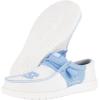 imageHey Dude Wally Mens Shoes Mens Slipon Loafers Comfortable ampamp LightWeightUnc WhiteBlue