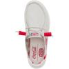 imageHey Dude Wendy Coke True Womens Shoes Womens Slipon Loafers Comfortable ampamp LightWeightGreyWhite