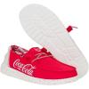 imageHey Dude Wendy Coke True Womens Shoes Womens Slipon Loafers Comfortable ampamp LightWeightTrue RedWhite