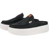 imageHey Dude Womens Austin Lift Leather Black Size 8  Womens Shoes  Women Slipon Loafers  Comfortable ampamp LightWeight