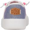 imageHey Dude Womens Cody Crafted Mix  Womens Shoes  Women Slipon Sneakers  Comfortable ampamp LightWeightEyelet White