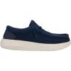 imageHEYDUDE Wally COMF Woven Navy BlazerMulti Size 8 Mens Shoes Mens Slipon Loafers Comfortable ampamp LightWeight