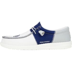 imageHey Dude Wally Mens Shoes Mens Slipon Loafers Comfortable ampamp LightWeightPenn State NavyGrey