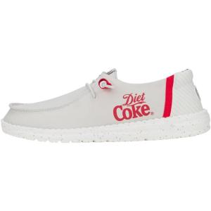 imageHey Dude Wendy Coke True Womens Shoes Womens Slipon Loafers Comfortable ampamp LightWeightGreyWhite