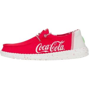 imageHey Dude Wendy Coke True Womens Shoes Womens Slipon Loafers Comfortable ampamp LightWeightTrue RedWhite