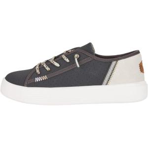 imageHey Dude Womens Cody Crafted Mix  Womens Shoes  Women Slipon Sneakers  Comfortable ampamp LightWeightBlack