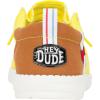 imageHEYDUDE X Spongebob Mens Slipon Loafers Comfortable ampamp LightWeightBrownYellow