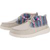 imageHey Dude Womens Wendy Mid Boho Mix Baja Grey Size 8  Womens Shoes  Women Slipon Loafers  Comfortable ampamp LightWeight
