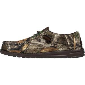 imageHey Dude Mens Wally Realtree Edge  Mens Shoes  Men Slipon Loafers  Comfortable ampamp LightWeightBrownNatural