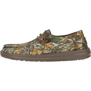 imageHey Dude Womens Wendy Realtree Edge  Womens Shoes  Womens Slipon Loafers  Comfortable ampamp LightWeightBrown Camo