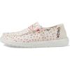 imageHey Dude Wendy Hearts  Loafers for Women  Textile Upper  Flex and Fold Technology  Textile LiningWhiteRed