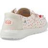 imageHey Dude Wendy Hearts  Loafers for Women  Textile Upper  Flex and Fold Technology  Textile LiningWhiteRed