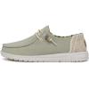 imageHey Dude Womens Wendy Stretch  Womens Shoes  Womens Slip On Shoes  Comfortable ampamp LightWeightSage