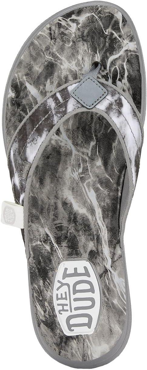 imageHey Dude Womens Christi Flip Mossy Oak Elements  Womens Shoes  Women Slipon Sandals  Comfortable ampamp LightWeightGrey Multi