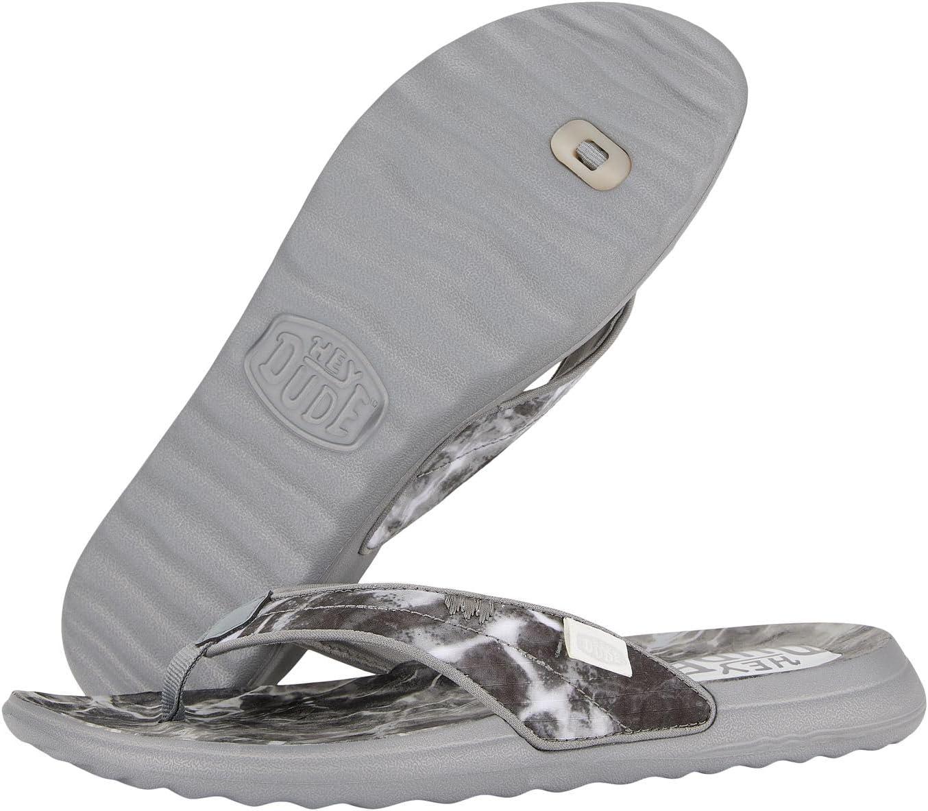 imageHey Dude Womens Christi Flip Mossy Oak Elements  Womens Shoes  Women Slipon Sandals  Comfortable ampamp LightWeightGrey Multi
