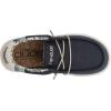 imageHey Dude Boys Wally Linen ShoesNatural Navy