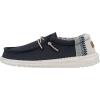 imageHey Dude Boys Wally Linen ShoesNatural Navy