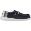 imageHey Dude Boys Wally Linen ShoesNatural Navy