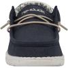 imageHey Dude Boys Wally Linen ShoesNatural Navy