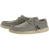imageHey Dude Mens Wally Chambray  Mens Loafers  Mens Slip On Shoes  Comfortable ampamp LightWeightSage