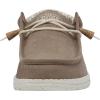 imageHey Dude Mens Wally Linen  Mens Loafers  Mens Slip On Shoes  Comfortable ampamp LightWeightClay