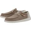 imageHey Dude Mens Wally Linen  Mens Loafers  Mens Slip On Shoes  Comfortable ampamp LightWeightClay