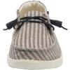 imageHey Dude Mens Wally Loafer Multiple Colors  Mens Shoes  Mens Lace Up LoafersGrey Stripes