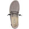 imageHey Dude Mens Wally Loafer Multiple Colors  Mens Shoes  Mens Lace Up LoafersGrey Stripes