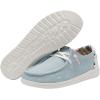 imageHey Dude Mens Wally Loafer Multiple Colors  Mens Shoes  Mens Lace Up LoafersLight Denim