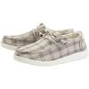 imageHey Dude Mens Wally Loafer Multiple Colors  Mens Shoes  Mens Lace Up LoafersPlaid Taupe