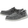 imageHey Dude Mens Wally Wash  Mens Shoes Lace Up Loafers Comfortable ampamp LightWeightStone White