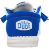 imageHey Dude Mens WallyTri Varsity Sport Mesh  Mens Shoes  Men Slipon Loafers  Comfortable ampamp LightWeightWhiteBlue
