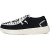 imageHey Dude Womens Wendy Comf LoaferSuede Crochet BlackMulti
