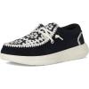 imageHey Dude Womens Wendy Comf LoaferSuede Crochet BlackMulti