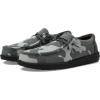 imageHey Dude Mens Wally Washed Camo  Mens Shoes  Men Slipon Loafers  Comfortable ampamp LightWeightTotal Black