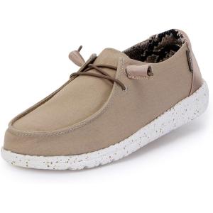 imageHey Dude Mens Wally Loafer Multiple Colors  Mens Shoes  Mens Lace Up LoafersNougat