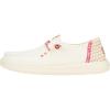 imageHey Dude Womens Wendy Chambray Boho  Womens Shoe  Womens SlipOn Shoe  Comfortable ampamp LightWeightNaturalPink