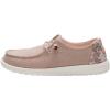 imageHey Dude Womens Wendy Linen  Womens Shoes  Womens Lace Up Loafers  Comfortable ampamp LightWeightStretch Fleece Sepia Rose