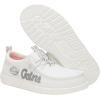 imageHEYDUDE Wally Collegiate Whites Mens Shoes Mens Slipon Loafers Comfortable ampamp LightWeightFlorida Gators WhiteOrange