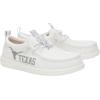 imageHEYDUDE Wally Collegiate Whites Mens Shoes Mens Slipon Loafers Comfortable ampamp LightWeightTexas Longhorns Burnt OrangeWhite