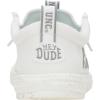 imageHEYDUDE Wally Collegiate Whites Mens Shoes Mens Slipon Loafers Comfortable ampamp LightWeightUnc Tarheels WhiteLight Blue