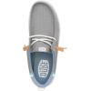 imageHEYDUDE Wally Craft Linen Monument GreyFaded Denim Size 11 Mens Shoes Mens Slipon Loafers Comfortable ampamp LightWeight