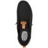 imageHEYDUDE Wally Drift Classic Mens Shoes Mens Slipon Loafers Comfortable ampamp LightWeightBlackWhite